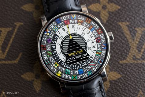 montre louis vuitton vintage|louis vuitton worldtimer watch.